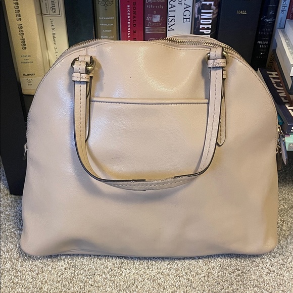 Authentic Coach Tan Leather Satchel Handbag - Picture 3 of 8